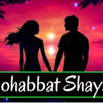 Mohabbat Shayari in Hindi – Pyar aur Ishq ke liye dil se likhi hui romantic love shayari, lovers ke liye special lines